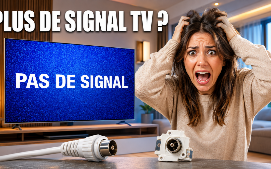 Connecteur d’antenne TV cassé : symptômes et réparation