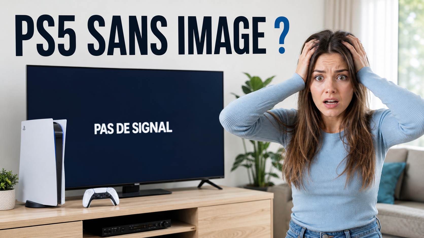 Port HDMI PS5 cassé : console dont le connecteur est endommagé