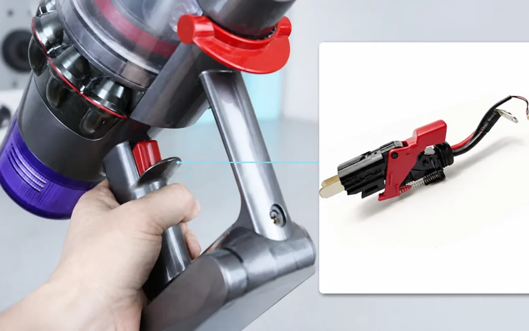 Gâchette Dyson V10 ou V11 cassée : symptômes et réparation